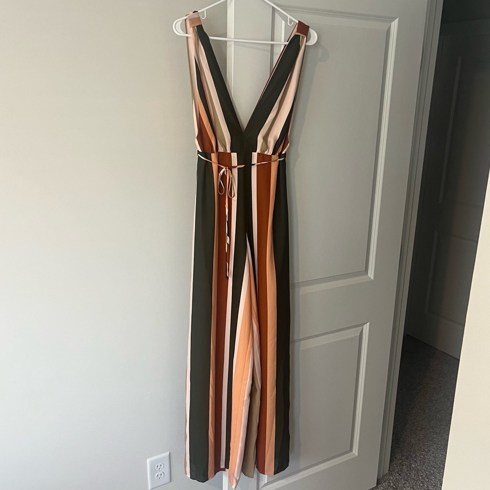 Striped Jumpsuit - Picture 4 of 7